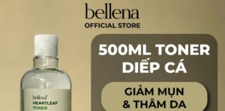 Review Toner Diếp Cá Bellena: Có Nên Dùng Không?